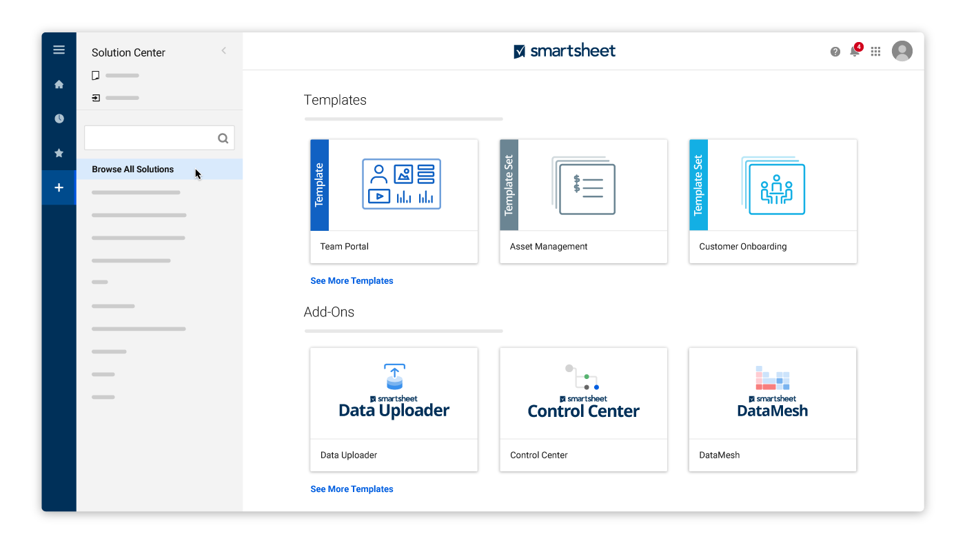 Solution Center Option 3