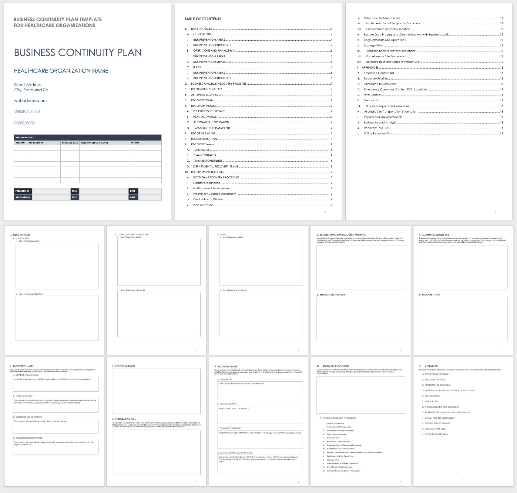 Free Business Continuity Plan Templates  Smartsheet Intended For Business Relocation Plan Template