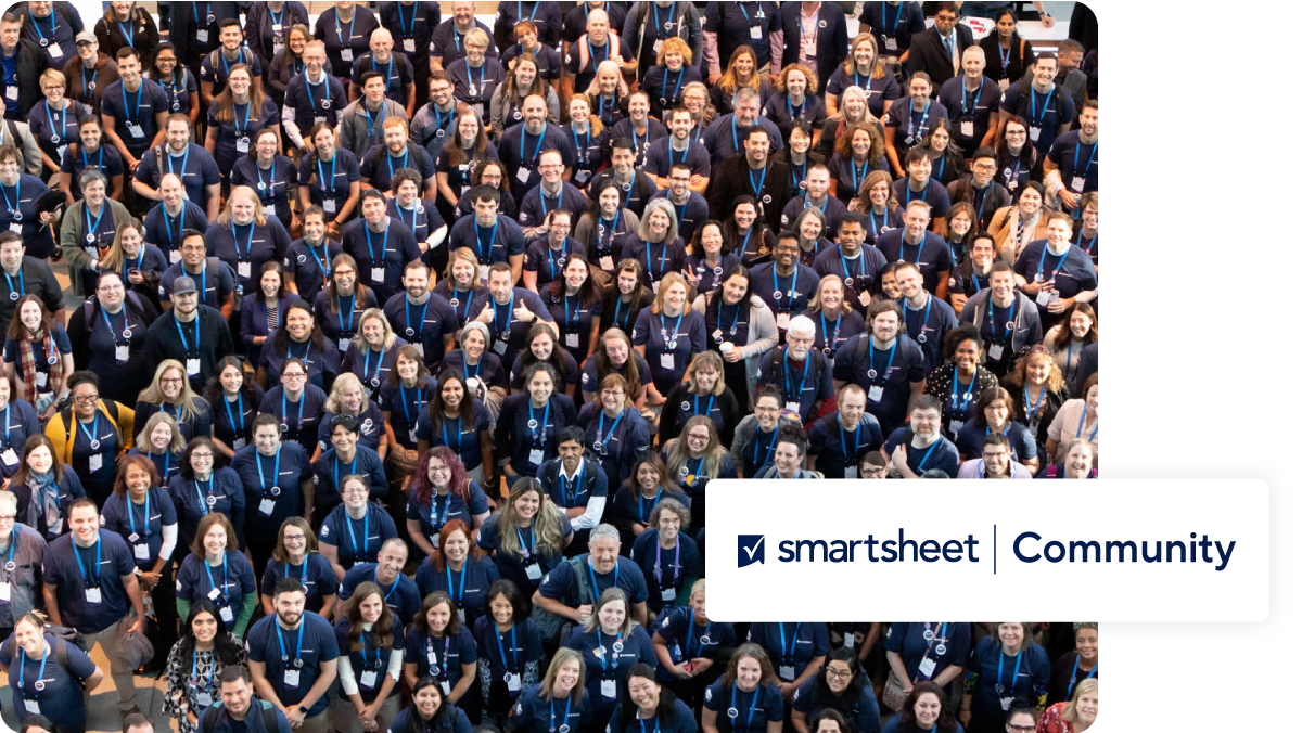 community Smartsheet della piattaforma