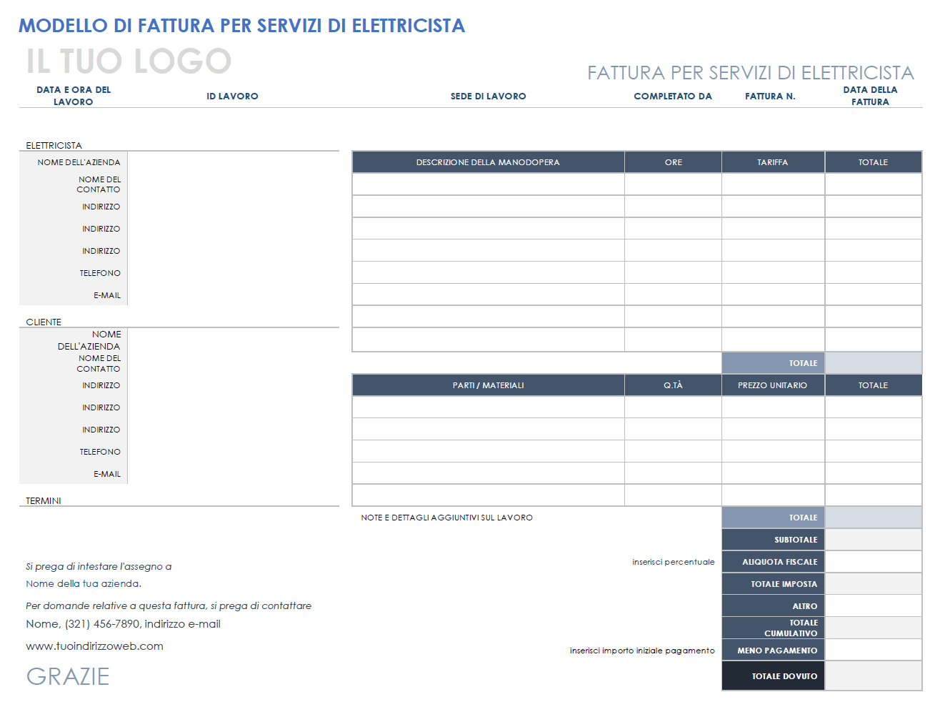 Fattura elettrica