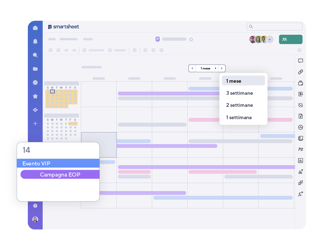 Calendar View Features