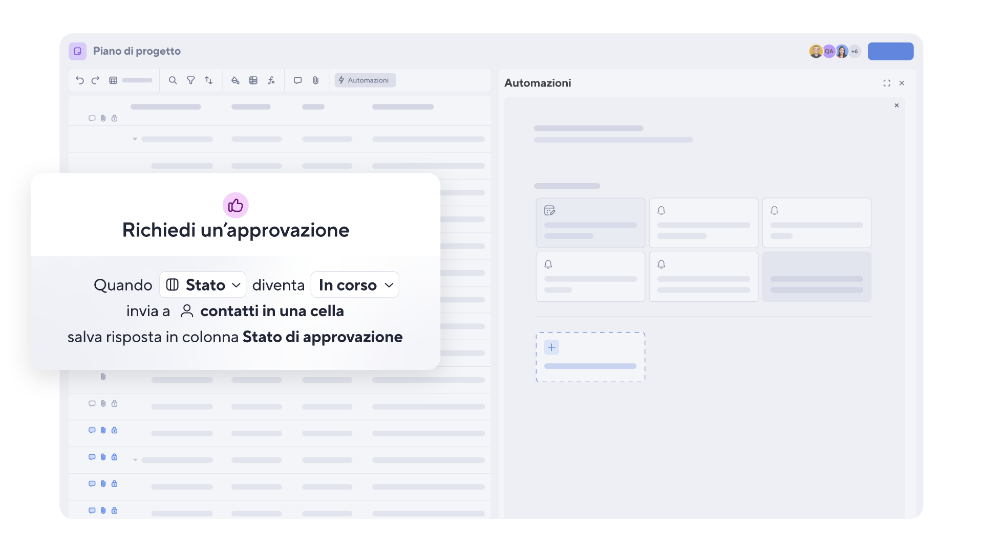 automated workflow product screen