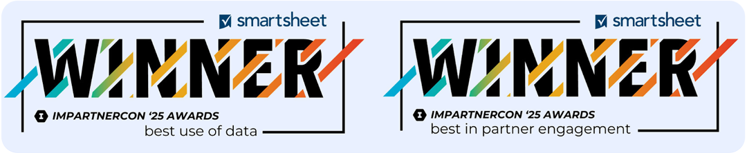 Impartner awards the Smartsheet partner program