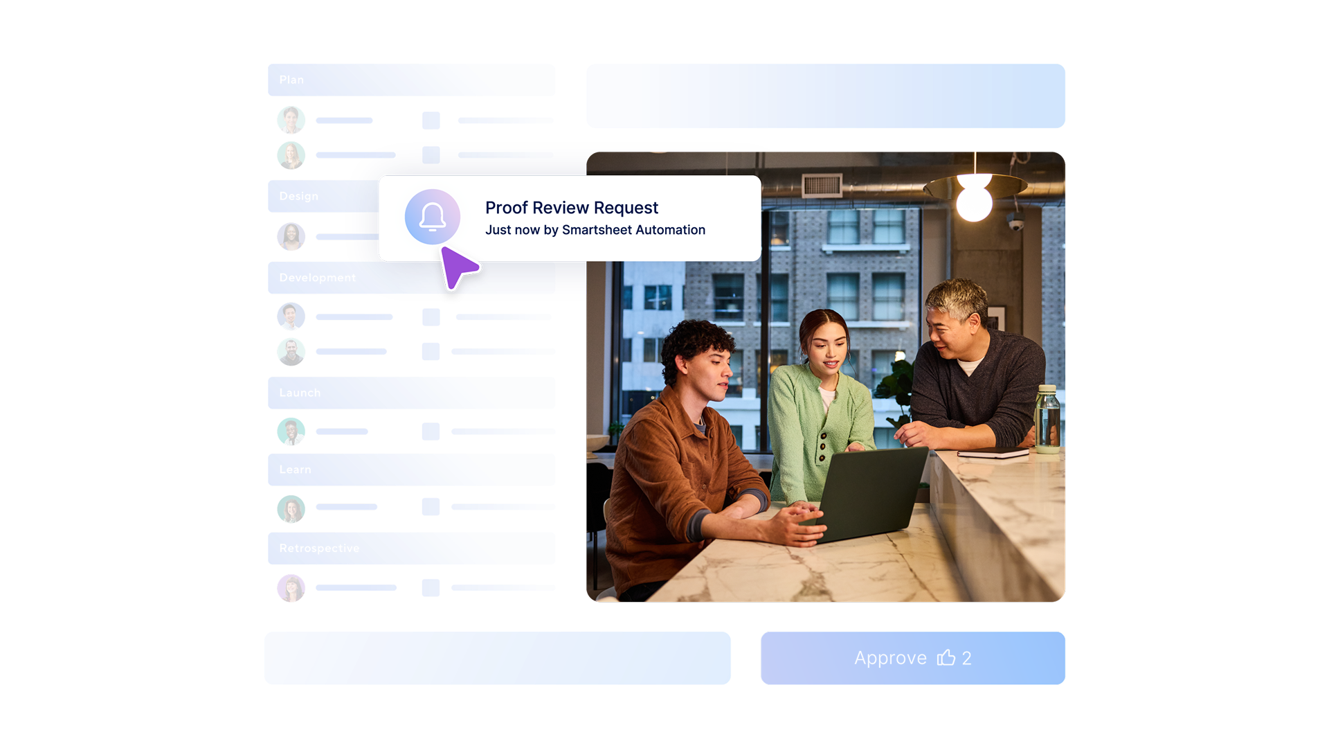 product screen poof request