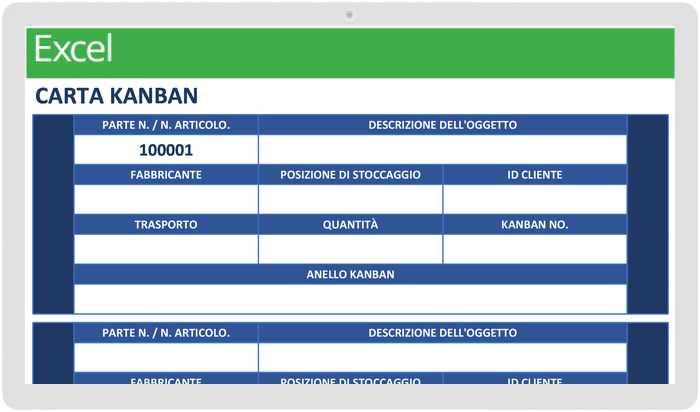  BasicKanbanCard Modello gratuito di KanbanCard