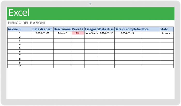 Modelli Gratuiti Di Elenchi Di Cose Da Fare In Excel 4619