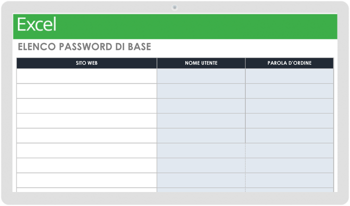 Quaderno Delle Password, Confronta prezzi