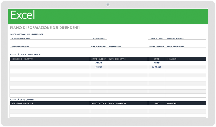 Employee Training Plan Template 37233 - IT