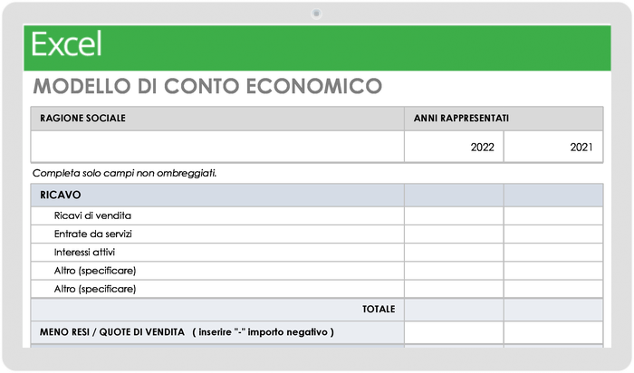 Conto Economico