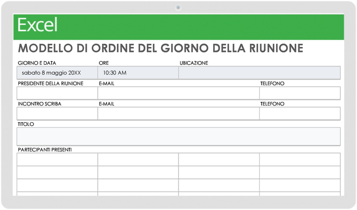 Meeting Agenda 37321 - Italian 