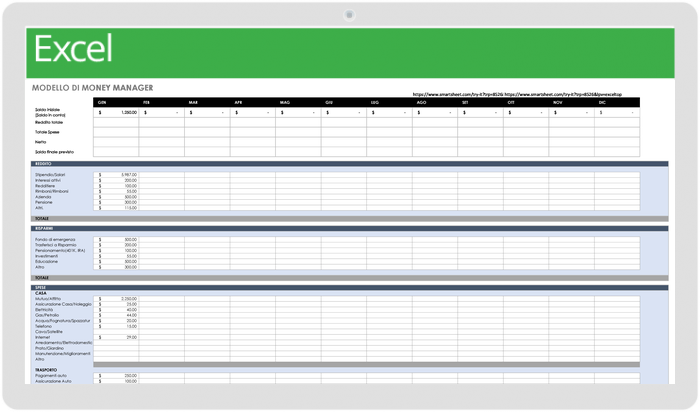 Modelli Di Report Di Spesa Gratuiti Smartsheet