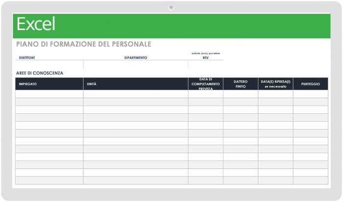 Staff Training Plan Template 37233 - IT