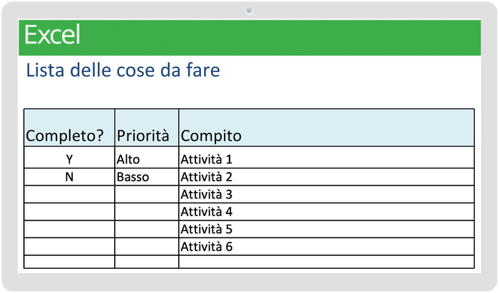 Modelli Gratuiti Di Elenchi Di Cose Da Fare In Excel 3793