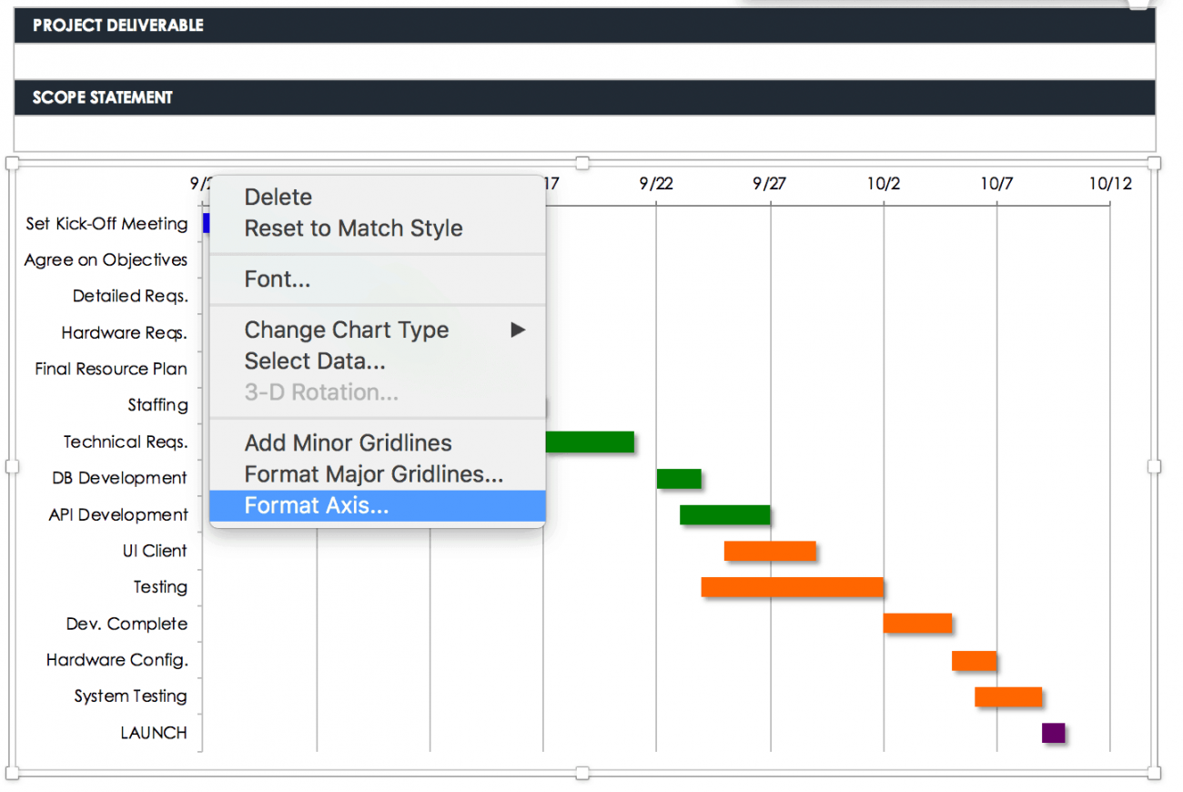 Crea Un Diagramma Di Gantt In Excel Istruzioni E Tutorial Smartsheet 3482