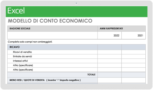 Modelli Gratuiti Di Rendiconto Finanziario | Smartsheet