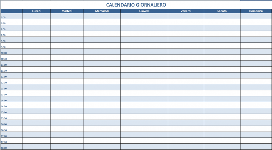 Modelli Excel Gratuiti Per La Pianificazione