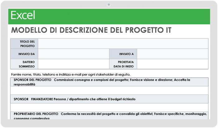 Cosa Scrivere Nella Descrizione Del Cv Scrivere una descrizione del progetto con esempi | Smartsheet