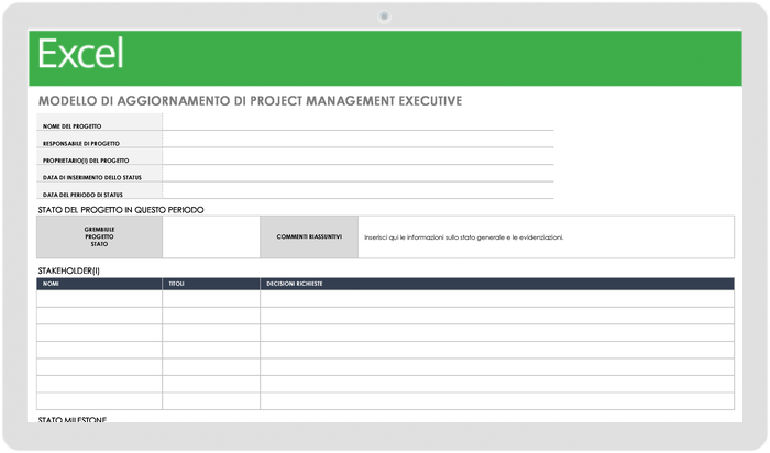 Modelli Gratuiti Di Stato Del Progetto Per I Dirigenti | Smartsheet